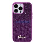 Guess Disco Metal Script Apple iPhone 15 Pro Max hátlap tok, fuksia