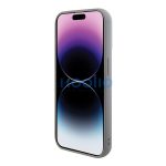 Guess Sequin Script Metal Apple iPhone 15 Pro Max hátlap tok, ezüst