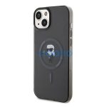 Karl Lagerfeld IML Ikonik MagSafe Apple iPhone 15 Plus hátlap tok, fekete