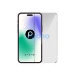 Phoner Master Clear Apple iPhone 15 Pro Tempered Glass kijelzővédő fólia felhelyező kerettel