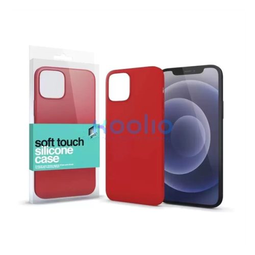 Xprotector Soft Touch szilikon tok Apple iPhone 15, piros