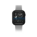 Uniq Nautic Apple Watch 45mm műanyag tok üvegfóliával, fekete