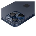 Spigen Glas.tR EZ Fit Optik Pro Apple iPhone 14 Pro / 14 Pro Max / 15 Pro / 15 Pro Max / 16 Pro / 16 Pro Max / 17 Pro / 17 Pro Max, Tempered kameralencse-védő fólia, kék titánium (2db)