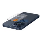 Spigen Glas.tR EZ Fit Optik Pro Apple iPhone 14 Pro / 14 Pro Max / 15 Pro / 15 Pro Max / 16 Pro / 16 Pro Max / 17 Pro / 17 Pro Max, Tempered kameralencse-védő fólia, kék titánium (2db)