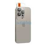 Spigen Glas.tR EZ Fit Optik Pro Apple iPhone 14 Pro / 14 Pro Max / 15 Pro / 15 Pro Max / 16 Pro / 16 Pro Max / 17 Pro / 17 Pro Max, Tempered kameralencse-védő fólia, natúr titánium (2db)