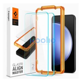   Spigen AlignMaster Glas.tR Samsung Galaxy S23 FE Tempered kijelzővédő fólia (2db)