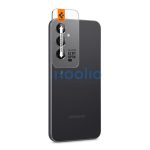 Spigen Glas.tR SLIM EZ Fit Optik Pro Samsung Galaxy S23 FE Tempered kameralencse-védő fólia felhelyező kerettel, fekete (2db)