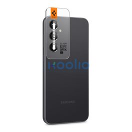   Spigen Glas.tR SLIM EZ Fit Optik Pro Samsung Galaxy S23 FE Tempered kameralencse-védő fólia felhelyező kerettel, fekete (2db)
