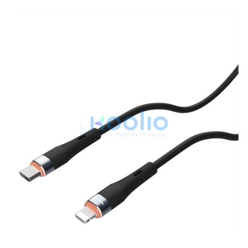 Nillkin Flowspeed USB-C / Lightning  szilikon kábel, 27W, 1,2m, kék