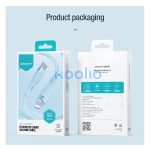 Nillkin Flowspeed USB-C / Lightning  szilikon kábel, 27W, 1,2m, kék