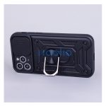 Defender Slide iPhone 15 ütésálló tok, fekete