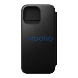  Nomad Modern Leather Folio iPhone 15 Pro Max flip tok, fekete