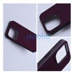 Woven iPhone 15 Plus MagSafe szövet tok, bordó