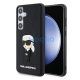 Karl Lagerfeld 3D Rubber Ikonik Samsung Galaxy S24 tok, fekete