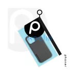 Phoner Apple iPhone 15 szilikon tok, fekete