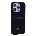 Audi Apple iPhone 15 Pro Max szilikon tok, fekete