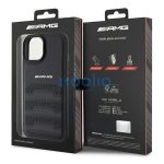 AMG Debossed Lines Apple iPhone 14 Plus /  15 Plus tok, fekete