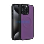 Roar Morning Magsafe Apple iPhone  15 Pro Max eco bőr tok, lila