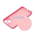 Clear 2mm Apple iPhone 15 Pro max csillámos tok, rózsaszín