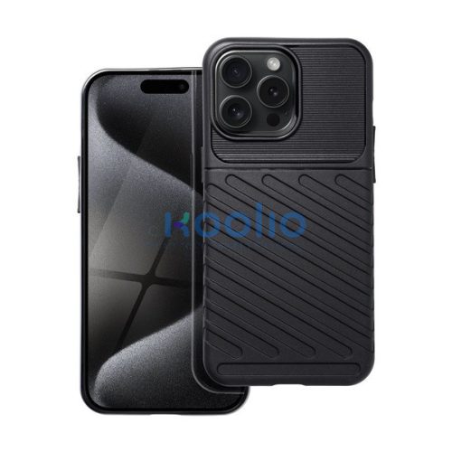 Forcell Thunder Apple iPhone 15 Pro MAX tok, fekete