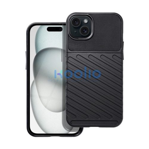 Forcell Thunder Apple iPhone 15 Plus tok, fekete