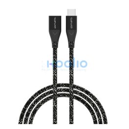   4smarts Extension USB / USB-C hosszabbító kábel / adapter, 60W, 1.5m, fekete / szürke