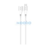 4smarts Extension USB / USB-C töltő- és adatkábel, 60W, 1.5m, fehér