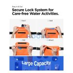 Spigen Aqua Shield A620  vízálló táska, narancssárga (2db)