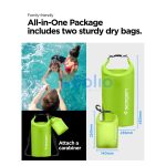 Spigen Aqua Shield A630 univerzális vízálló táska, kaktusz zöld