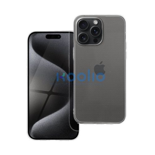 Clear 2mm Apple iPhone 15 Pro Max tok, átlátszó