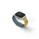 Uniq Revix Evo mágneses Apple Watch szíj, 49/45/44/42MM, zöld/ sárga