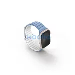 Uniq Revix Evo mágneses Apple Watch szíj, 41/40/38MM kék / fehér