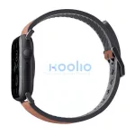 Uniq Straden vízálló bőr Apple Watch szíj, 49/45/44/42MM, barna