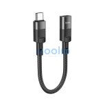 Hoco U107 USB-C - Lightning átalakító 10cm, fekete