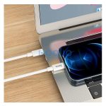 Hoco X56 USB-C / Lightning töltő- és adatkábel, 20W, 1m, fehér