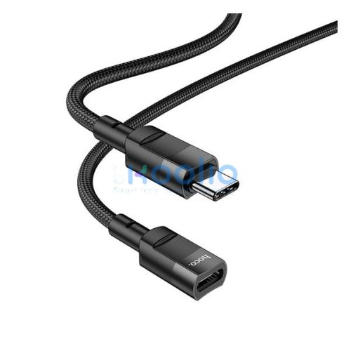 Hoco U107 USB-C hosszabbító kábel 1,2m, fekete