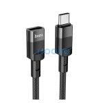 Hoco U107 USB-C hosszabbító kábel 1,2m, fekete