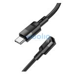 Hoco U107 USB-C hosszabbító kábel 1,2m, fekete