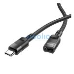 Hoco U107 USB-C hosszabbító kábel 1,2m, fekete