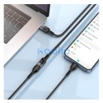 Hoco U107 USB-C hosszabbító kábel 1,2m, fekete