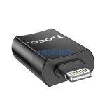 Hoco UA17 OTG adapter USB-A-Lightning, fekete
