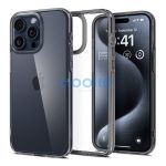 Spigen Ultra Hybrid Apple iPhone 15 Pro Max tok, Space Crystal, átlátszó-szürke, fekete-átlátszó