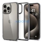 Spigen Ultra Hybrid Apple iPhone 15 Pro Max tok, Space Crystal, átlátszó-szürke, fekete-átlátszó