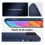 Spigen Liquid Air Apple iPhone 15 Plus tok, kék