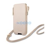 Guess Saffiano GUHCP12MSAPSLG 6,1" telefontartó táska, arany