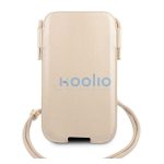 Guess Saffiano GUHCP12MSAPSLG 6,1" telefontartó táska, arany