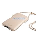 Guess Saffiano GUHCP12MSAPSLG 6,1" telefontartó táska, arany