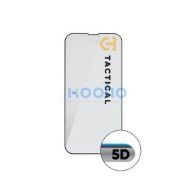   Tactical Glass Shield 5D Apple iPhone 17E / 16E / 14 / 13 / 13 Prokijelzővédő üvegfólia, fekete