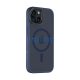 Tactical MagForce Hyperstealth Apple iPhone 15 Magsafe hátlap tok, áttetsző/sötétkék