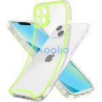 Apple iPhone 15 foszforeszkáló / sötétben világító szilikon tok, sárga